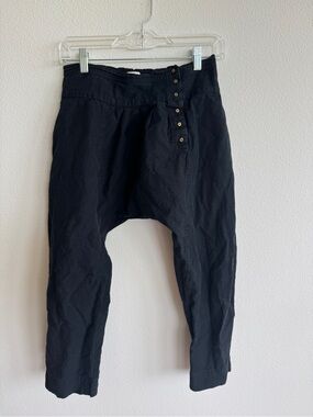 Ulla Johnson Black Cotton Harem Pants